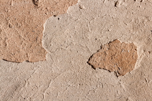 Antigua muralla de mazorca con superficie agrietada