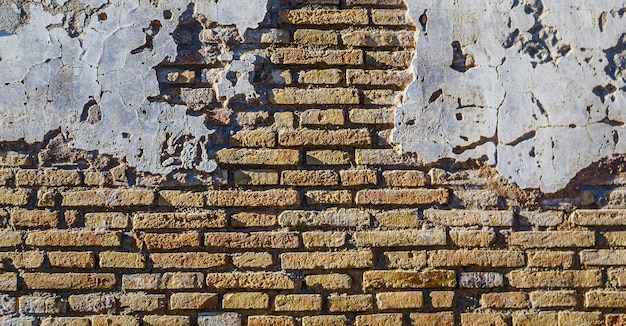 antigua pared de ladrillo con textura