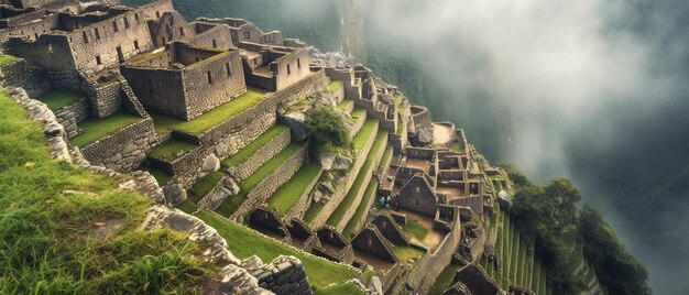 antigua ruina inca de machu picchu