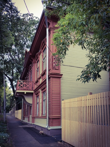 Antigua zona residencial en Nizhny Novgorod