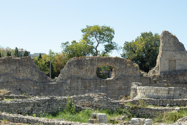 antiguas excavaciones antiguas Tauric Chrsonesos