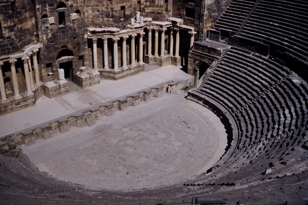 Foto antiguas ruinas de edificios