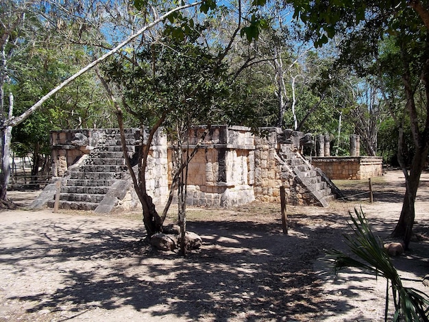 Las antiguas ruinas mayas de Chichén Itzá Yucatán México