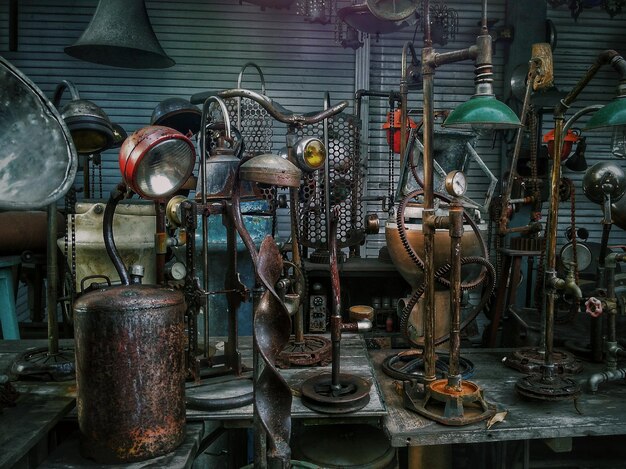 Antigüedades en la vieja tienda
