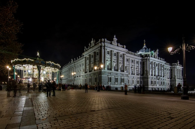 Antiguo carrusel y Palacio Real de Madrid