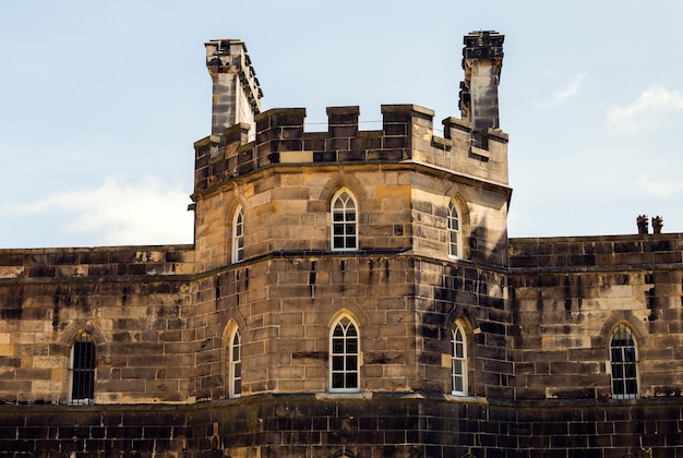 Antiguo castillo en Lancaster Inglaterra julio de 2022