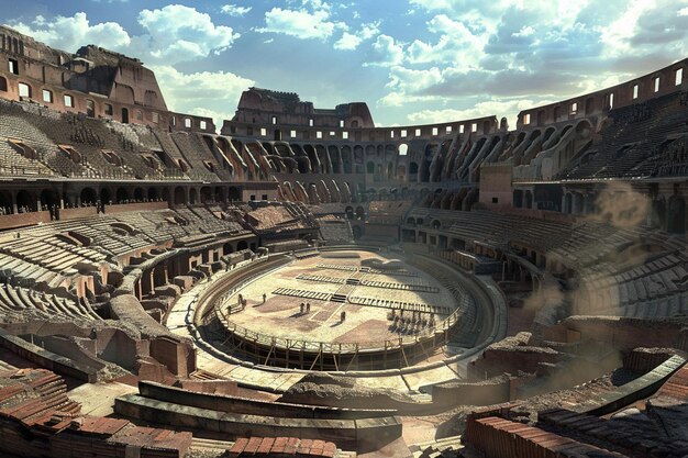 Foto el antiguo coliseo acogió batallas entre guerreros