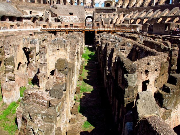 El antiguo Coliseo de Roma Italia