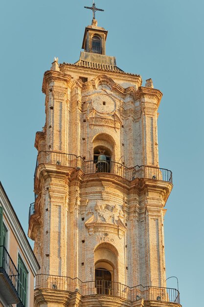 Foto antiguo edificio en málaga andalucía españa