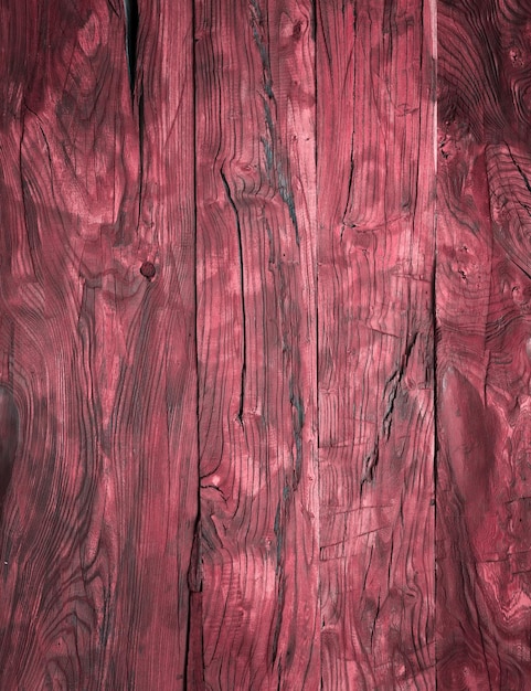 antiguo fondo de madera de tablas rojas y grungy
