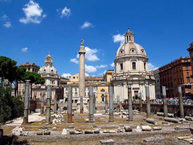 El antiguo foro romano Roma Italia