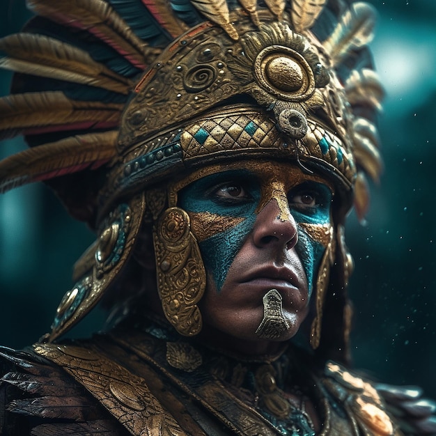 antiguo guerrero azteca