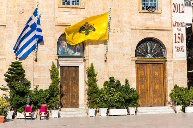 Antiguo monasterio Arkadi en Grecia Chania Creta Viajes griegos