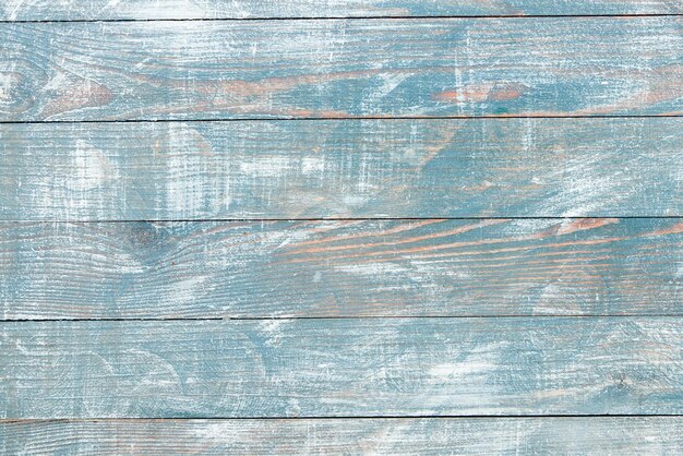 Antiguo muro de madera pintada de fondo abstracto azul