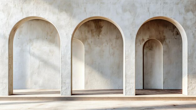 Antiguo pasaje arquitectónico con columnas de piedra que capturan la belleza histórica y el patrimonio de la arquitectura italiana
