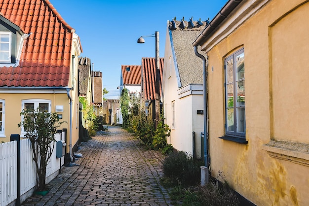 Antiguo pueblo de pescadores cerca de Copenhague