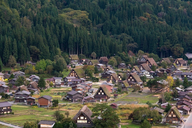 El antiguo pueblo de Shirakawago