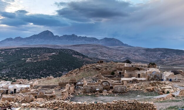 Antiguo pueblo Zriba Olia de origen bereber en Zaghouan Túnez