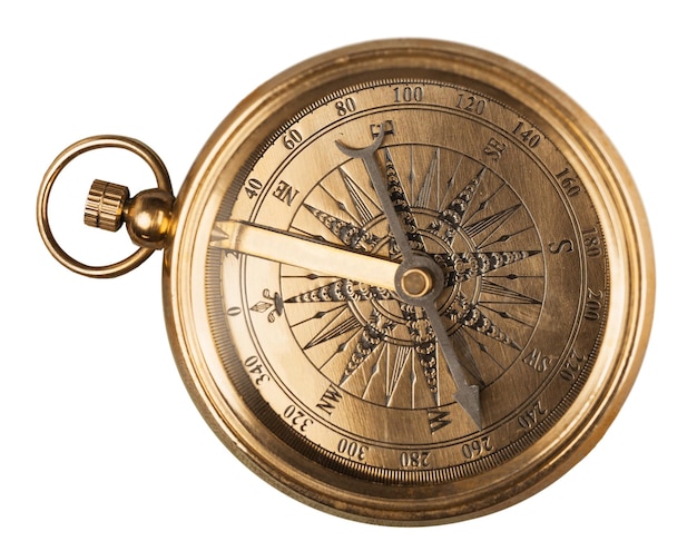 Antiguo reloj de bolsillo antiguo bronce dorado