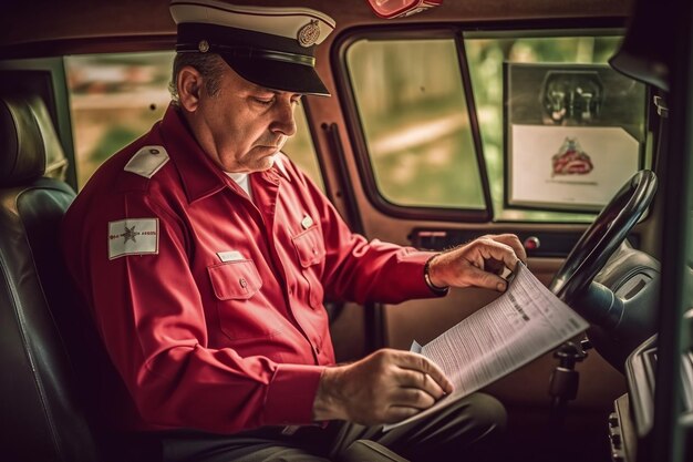 El antiguo servicio postal francés El encanto del viejo camión utilitario