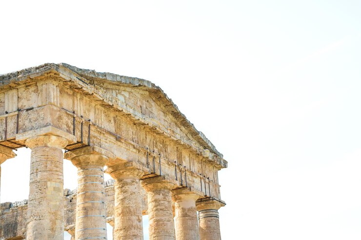 Antiguo templo dórico griego en Segesta