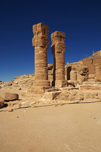 Antiguo templo del faraón en el Sudán