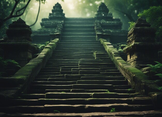 Un antiguo templo de horror de Camboya