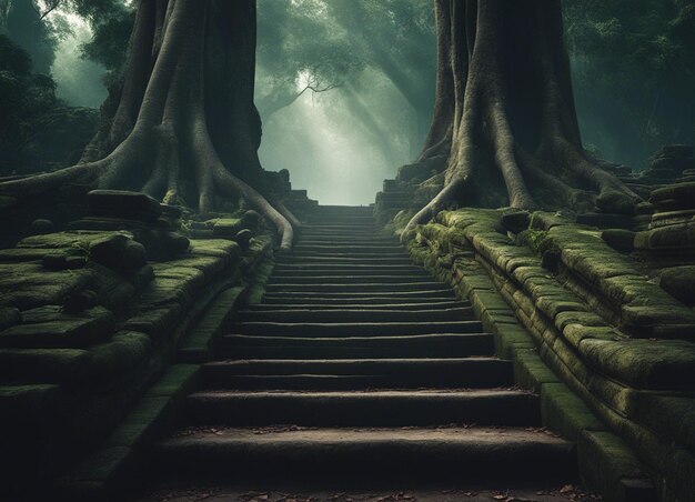 Un antiguo templo de horror de Camboya