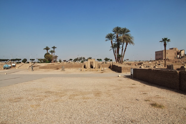 Antiguo templo de Luxor en la ciudad de Luxor, Egipto