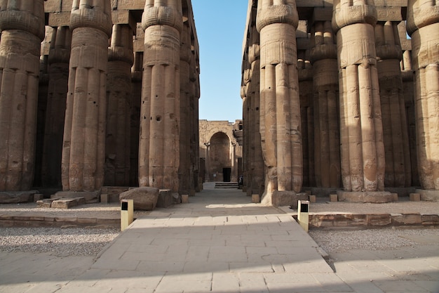 Antiguo templo de Luxor en la ciudad de Luxor, Egipto