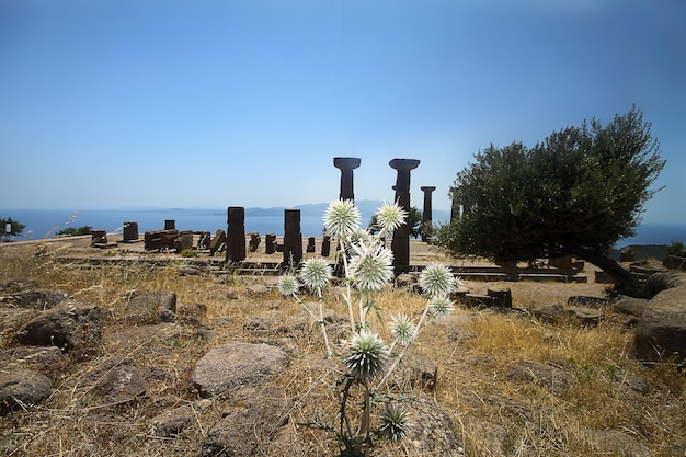 Foto antiguo templo en turquía