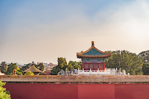 Antiguos palacios reales de la Ciudad Prohibida en BeijingChina