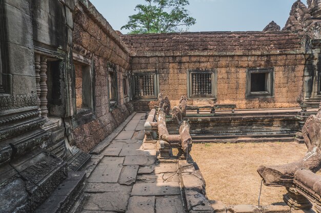 Antike Angkor Wat Ruinen