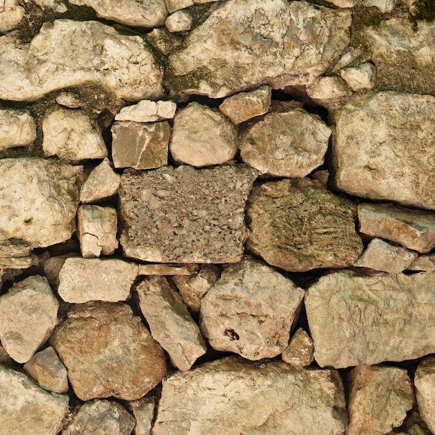 Antike Backsteinmauer