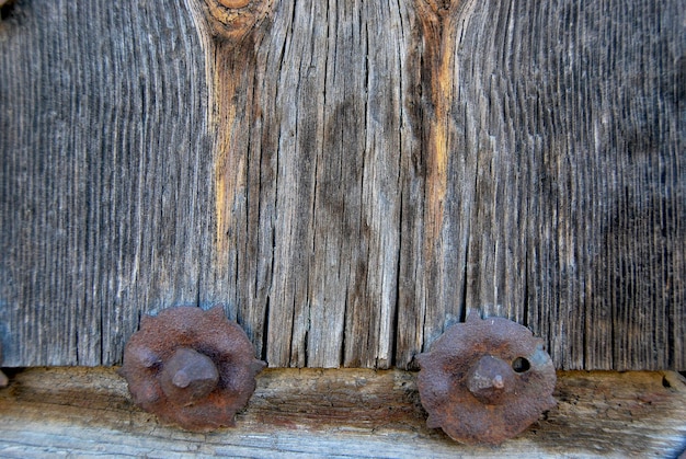 Antike Holztürstruktur