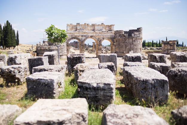 Foto antike römische hierapolis