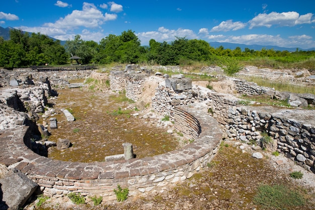 Antike Ruinen in Dion, Griechenland.