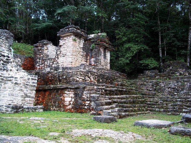 Antike Ruinen von Maya Bonampak Mexiko