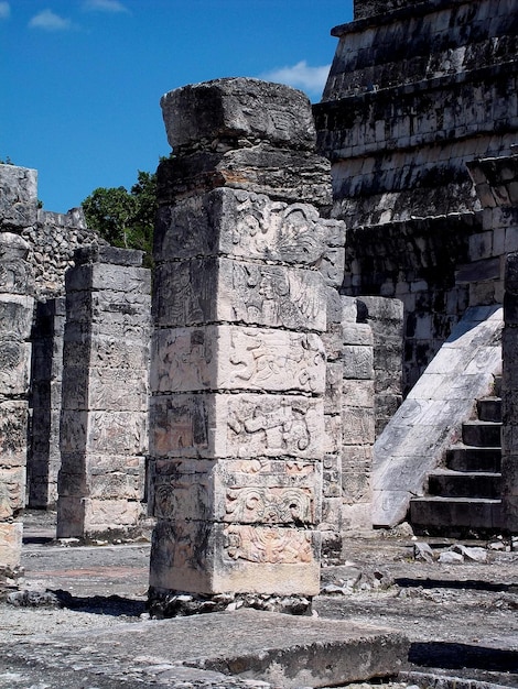 Antike Ruinen von Maya Chichen Itza Yucatan Mexiko