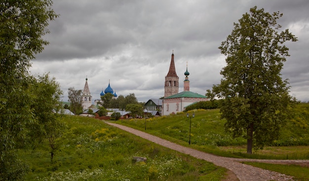 Antike Tempel und Klöster der Stadt Susdal Russland