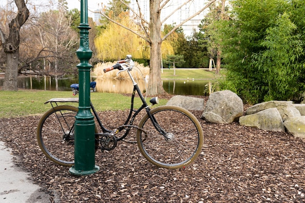 Antikes Fahrrad im vienna39s stadpark