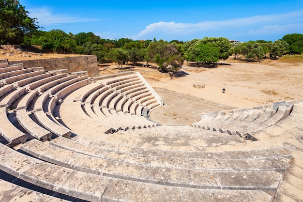 Antikes Stadion der Akropolis in Rhodos