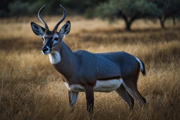 El antílope en el crepúsculo