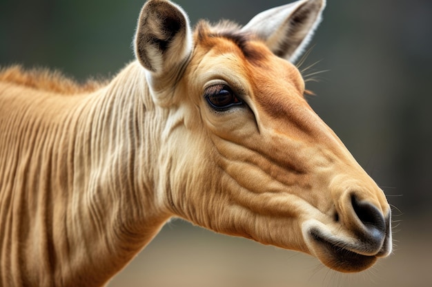 Antílope Saiga de perto