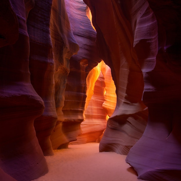 Antilopen-Schlucht Arizona auf Navajo-Land in der Nähe von Page