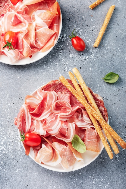 Antipasto italiano tradicional