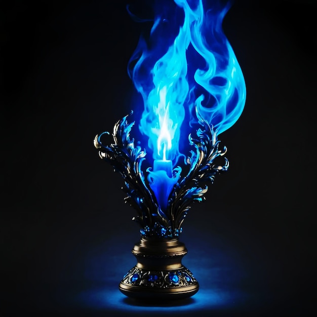 La antorcha de la llama azul
