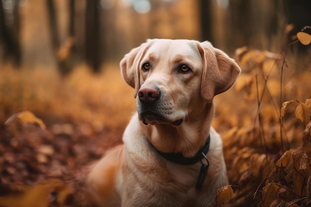 Ao ar livre com um labrador retriever