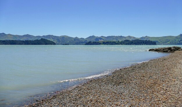 Ao redor de Akaroa, na Nova Zelândia