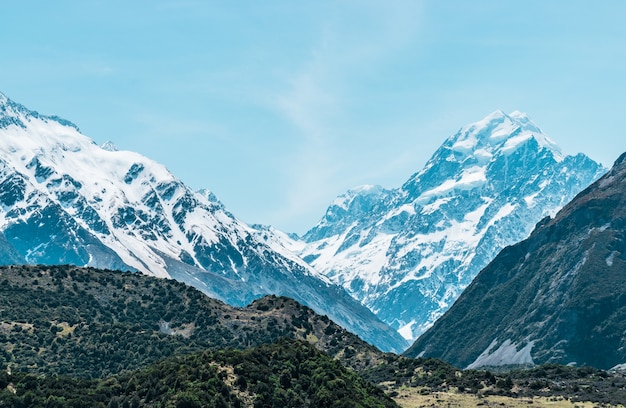 Aoraki mount cook a montanha mais alta da nova zelândia